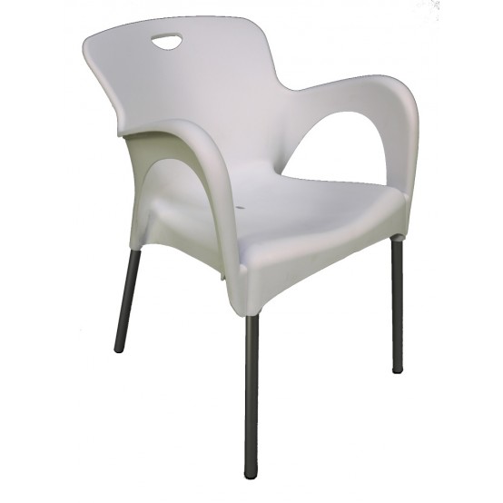 Židle - křeslo plastové, stohovatelné